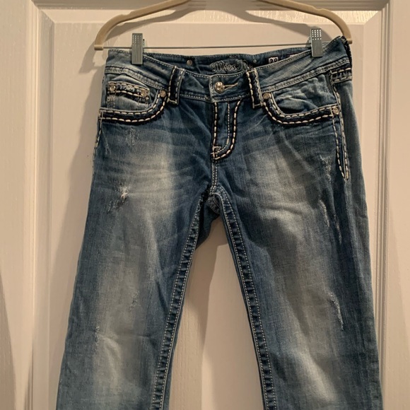 Miss ME CROPPED JEAN CAPRI womens  SIZE 28 - Picture 6 of 10